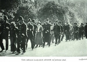 Zatčené sufražetky