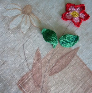 čemeřice s kopretinou