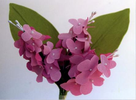 100 papírových květin