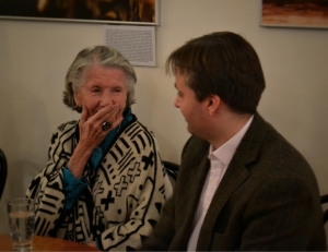 paní Mládková s autorem knihy, panem Kundrou