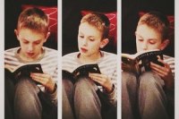 Reading, reading, reading. Flicker