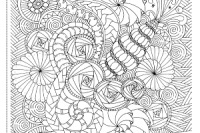 Ukázka z knihy Antistresové omalovánky – uklidňující kruhy