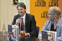 Zdeněk Pohlreich s kmotrem knihy Františkem Strakou.