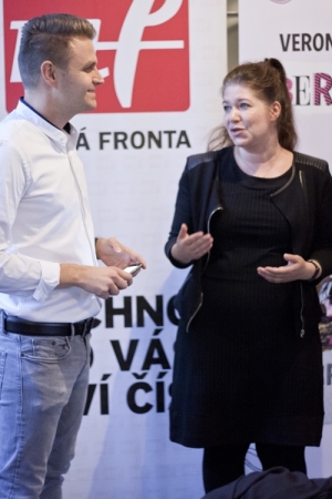 Martin Jonáš se Sabrinou Karasovou