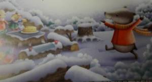 Zviratka ve vanocnim lese