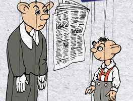 Život na nitkách aneb jak to vidí pan Spejbl a Hurvínek