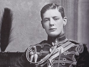Mladý Winston Churchill