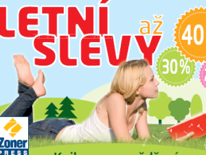 A je to tady! Letní slevy až 40%!
