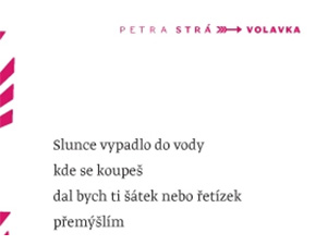 Získejte básnickou prvotinu Petry Stré
