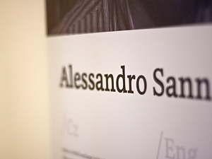 Břeh italského Pádu štětcem Alessandra Sanny