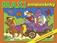 MAXI omalovánky – oranžová