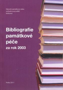 Bibliografie památkové péče za rok 2003