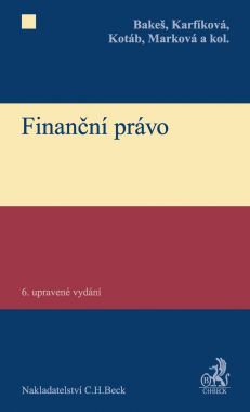 Finanční právo, 6. upravené vydání
