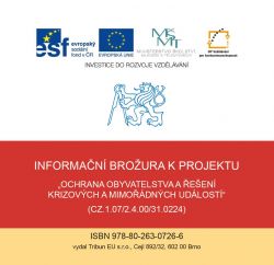 Informační brožura k projektu Ochrana obyvatelstva a řešení krizových a mimořádných událostí ČVUT